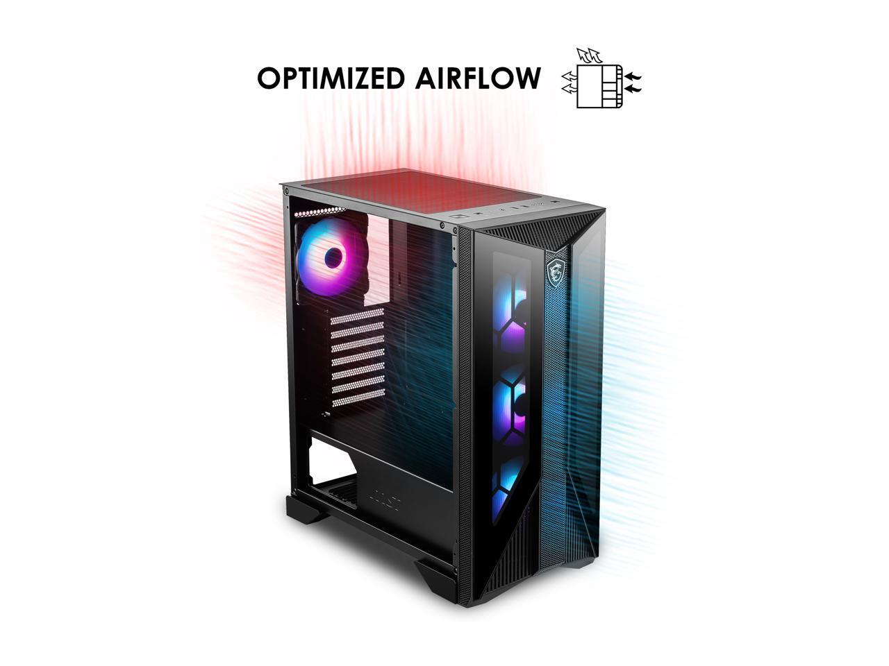 MSI MPG GUNGNIR 120R Black Computer Case