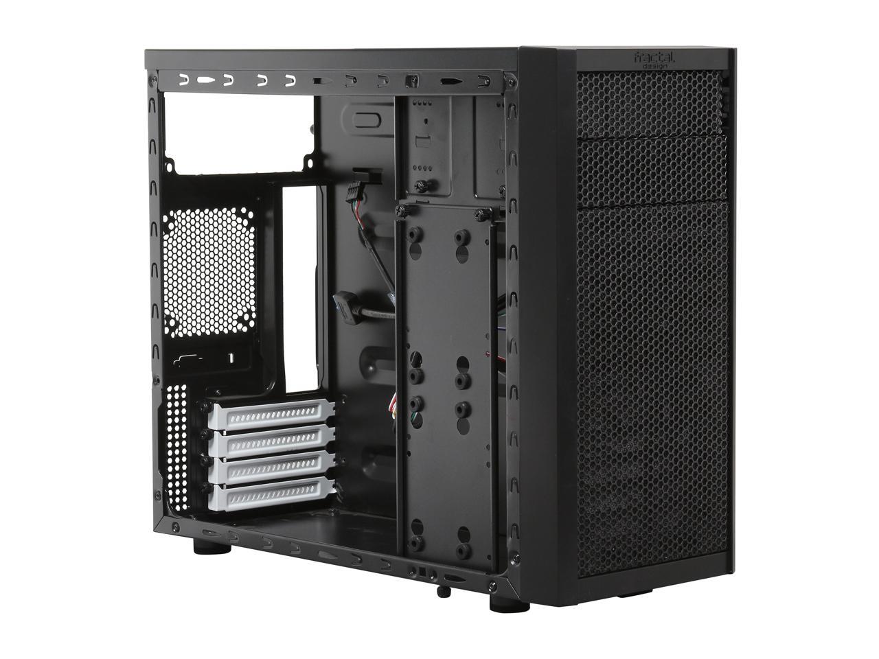 Fractal Design Core 1000 Black Micro ATX Mini Tower Computer Case