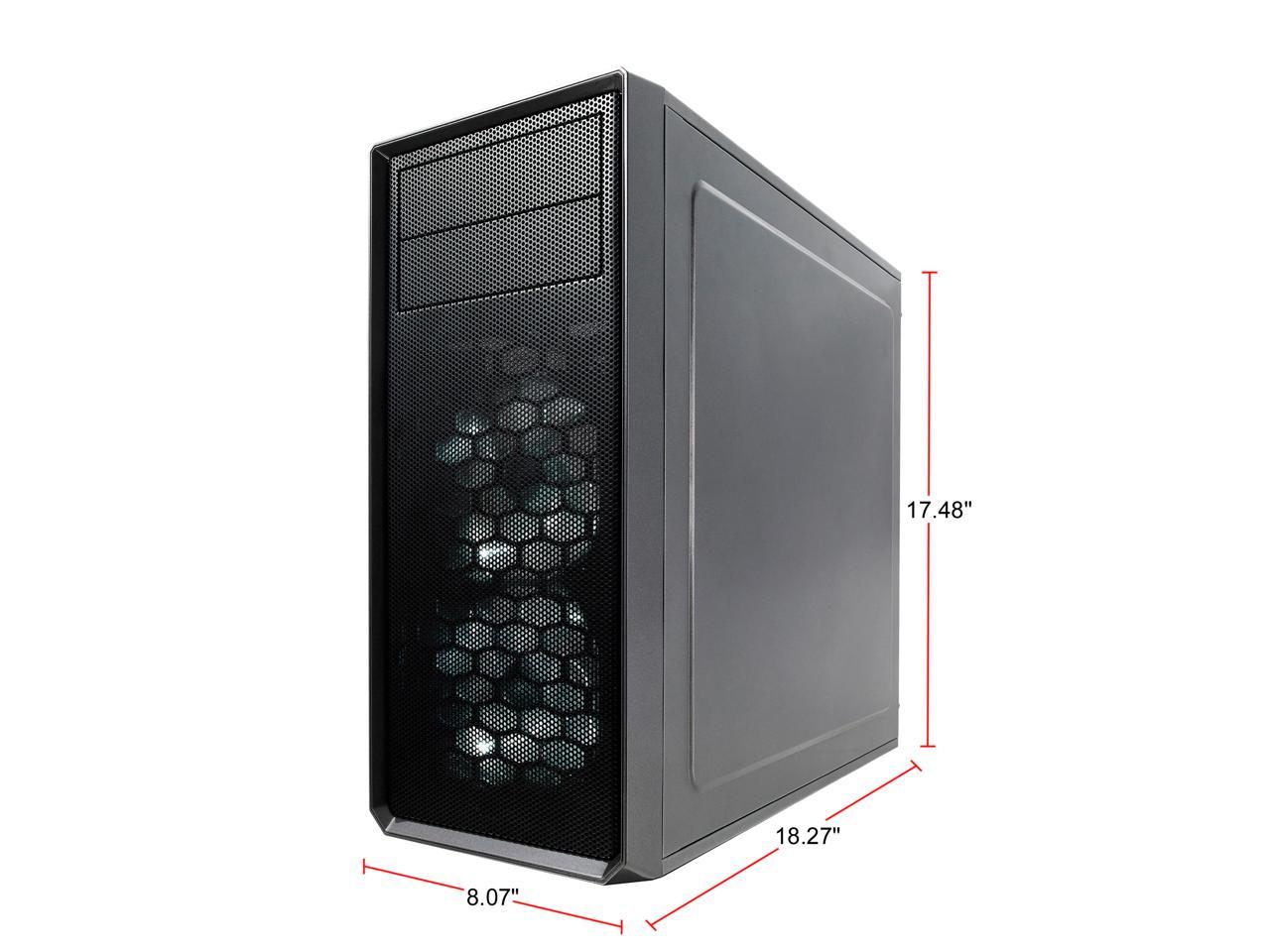 Fractal Design Focus G Gunmetal Gray Atx Computer Case - Newegg.com