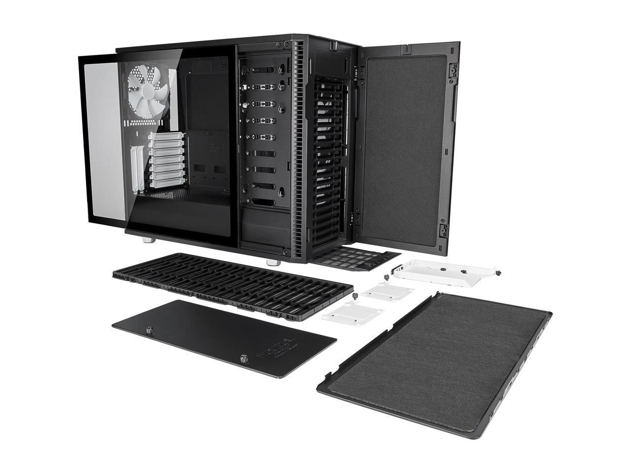 Fractal Design Define R6 Usb C Black Atx Mid Tower Computer Case Newegg Com