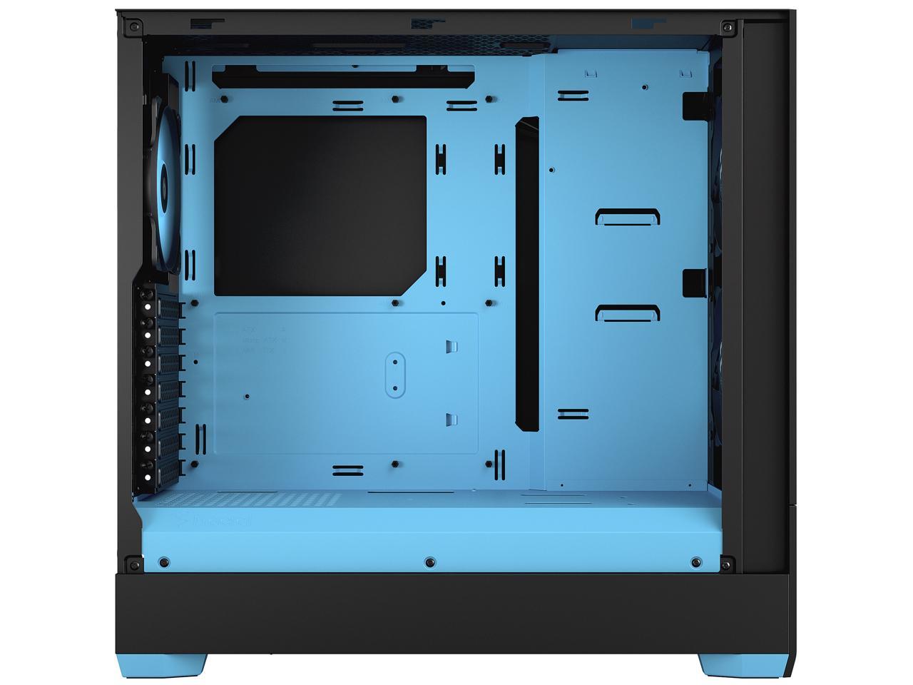 Fractal Design Pop Air Rgb Black Cyan Core Tg Atx High Airflow Clear