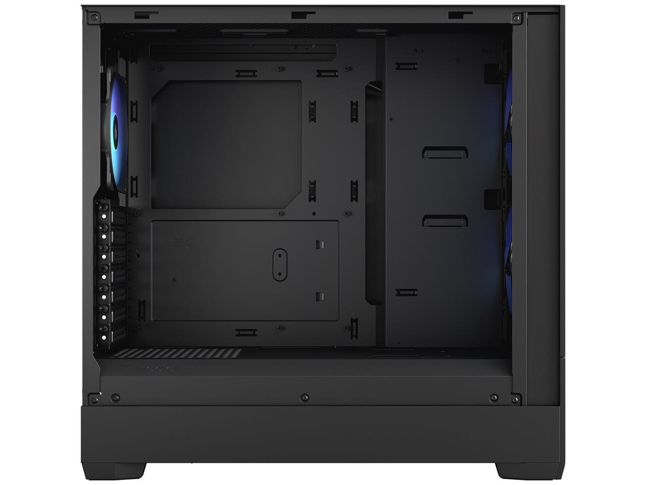 Fractal Design Pop Air RGB Black TG ATX High-Airflow Clear Tempered ...