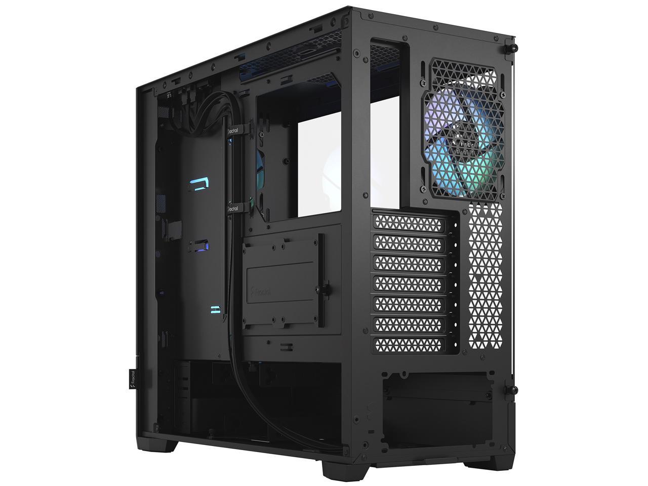 Fractal Design Pop Air RGB Black TG ATX High-Airflow Clear Tempered ...