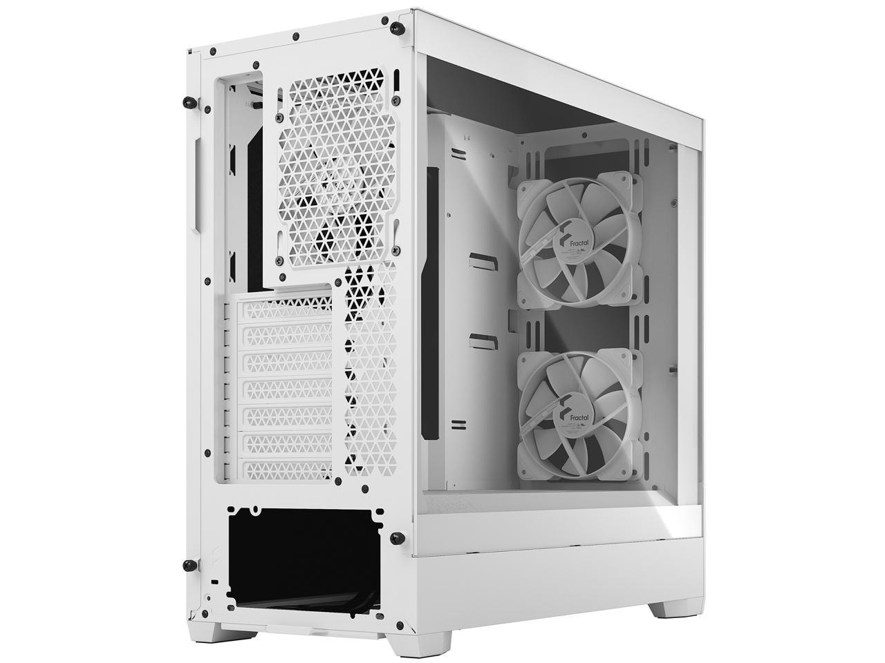 Fractal Design Pop Silent White TG ATX Sound Damped Clear Tempered ...