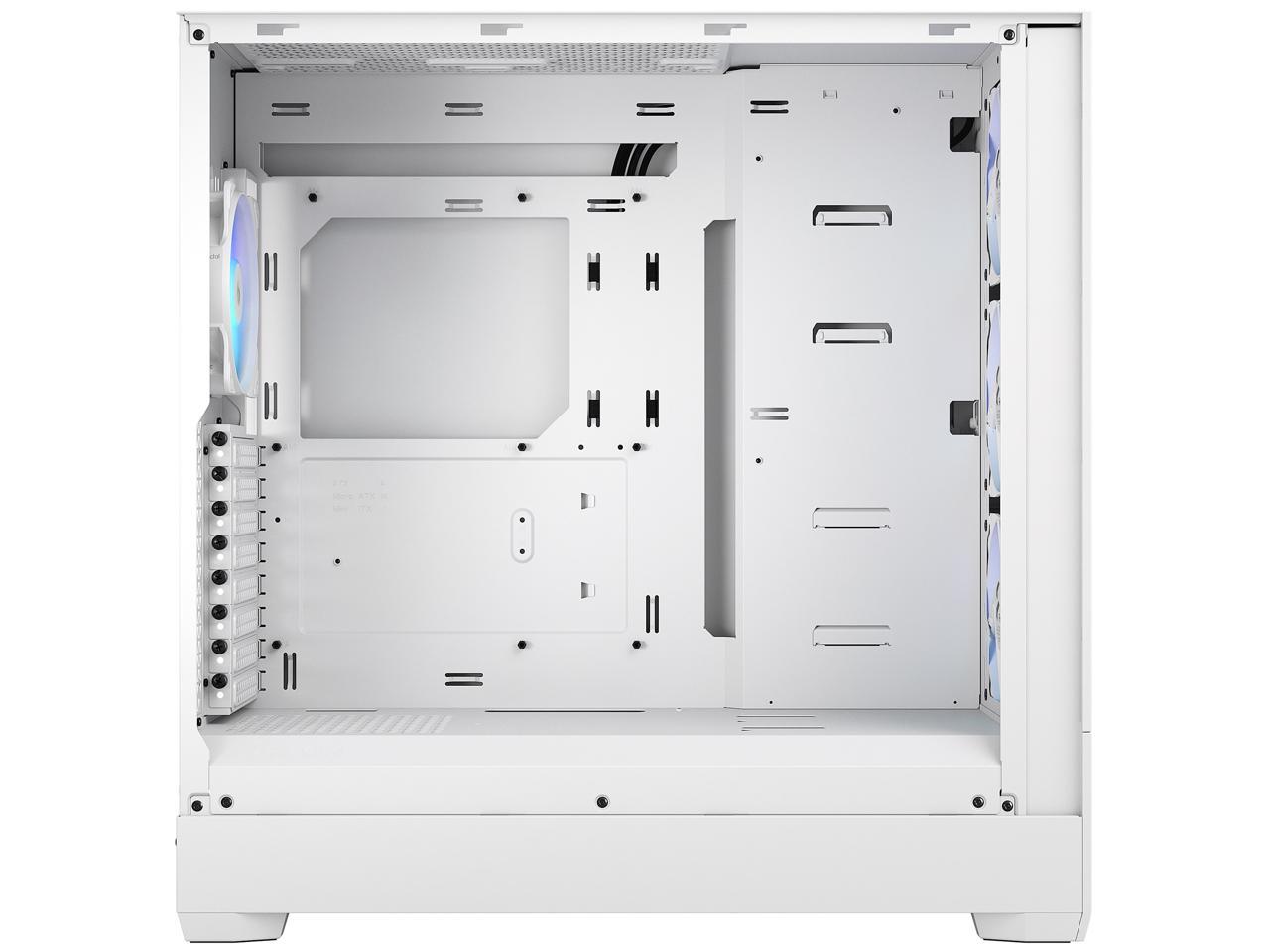 Fractal Design Pop XL Air RGB White TG ATX High-Airflow Clear Tempered ...