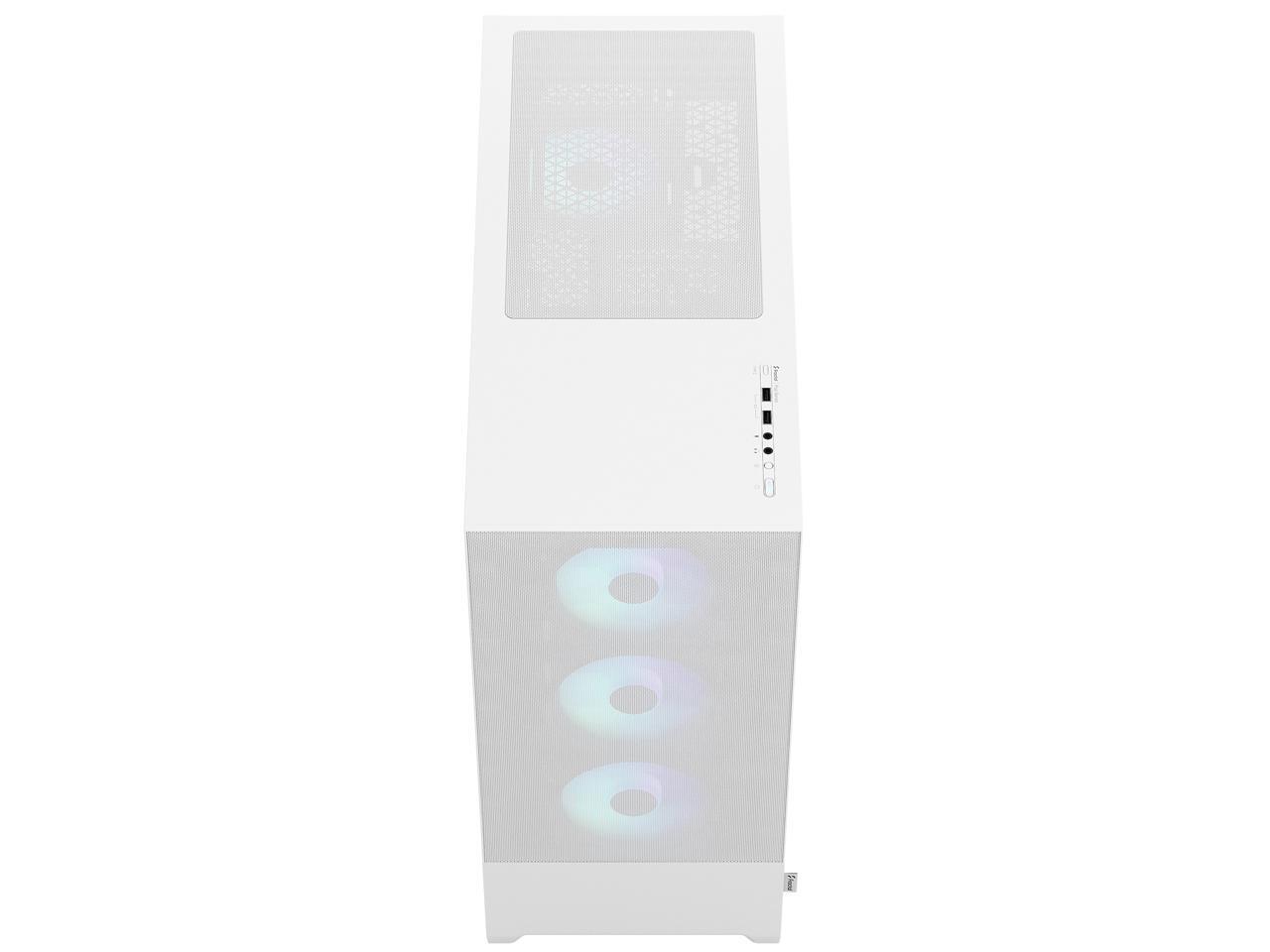 Fractal Design Pop XL Air RGB White TG ATX High-Airflow Clear Tempered ...