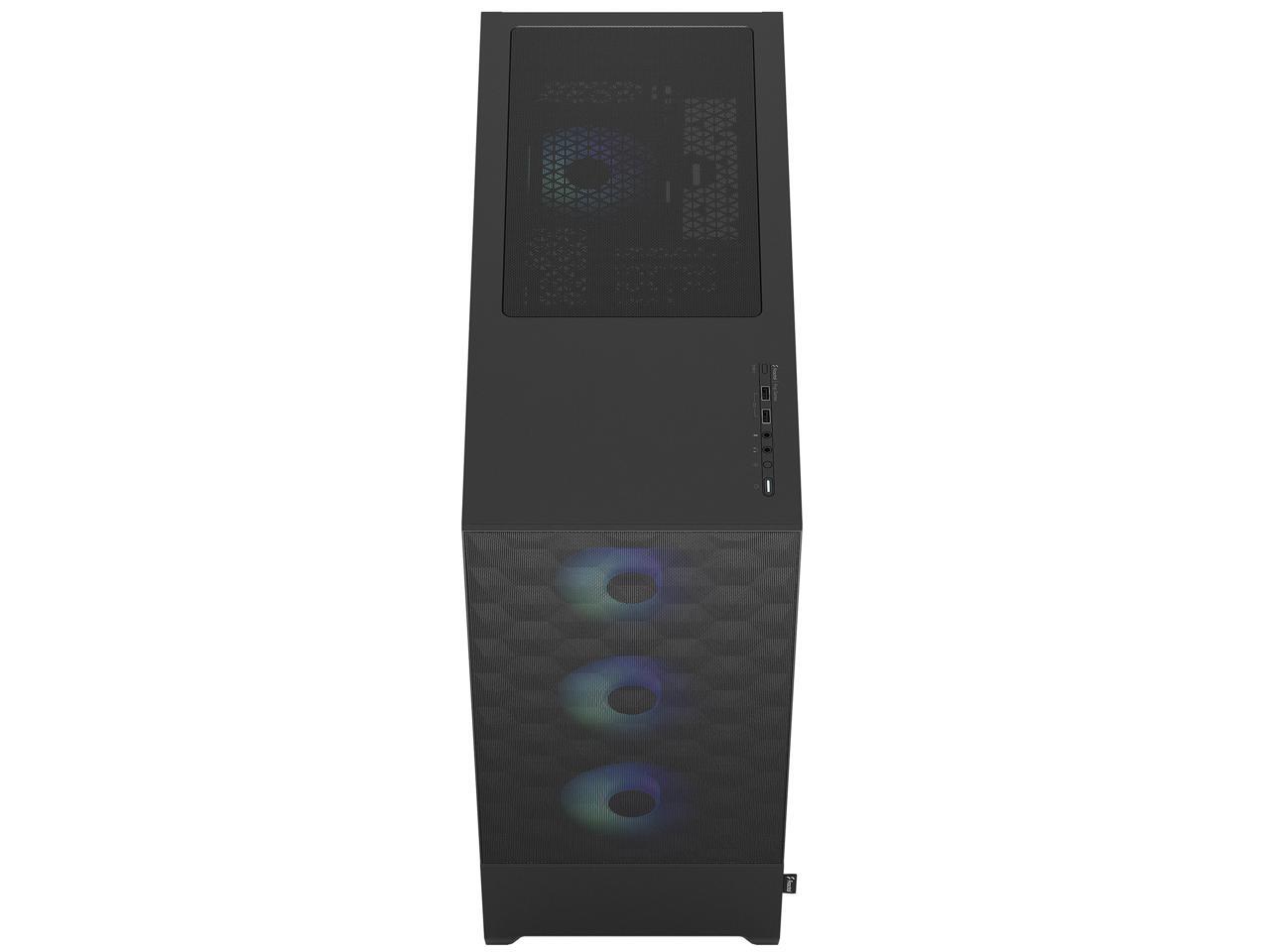 Fractal Design Pop XL Air RGB Black TG ATX High-Airflow Clear Tempered ...