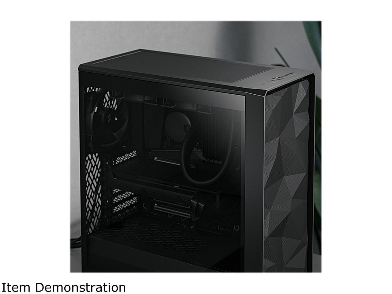 Fractal Design Meshify 2 Compact Lite Black TG High-Airflow Light ...