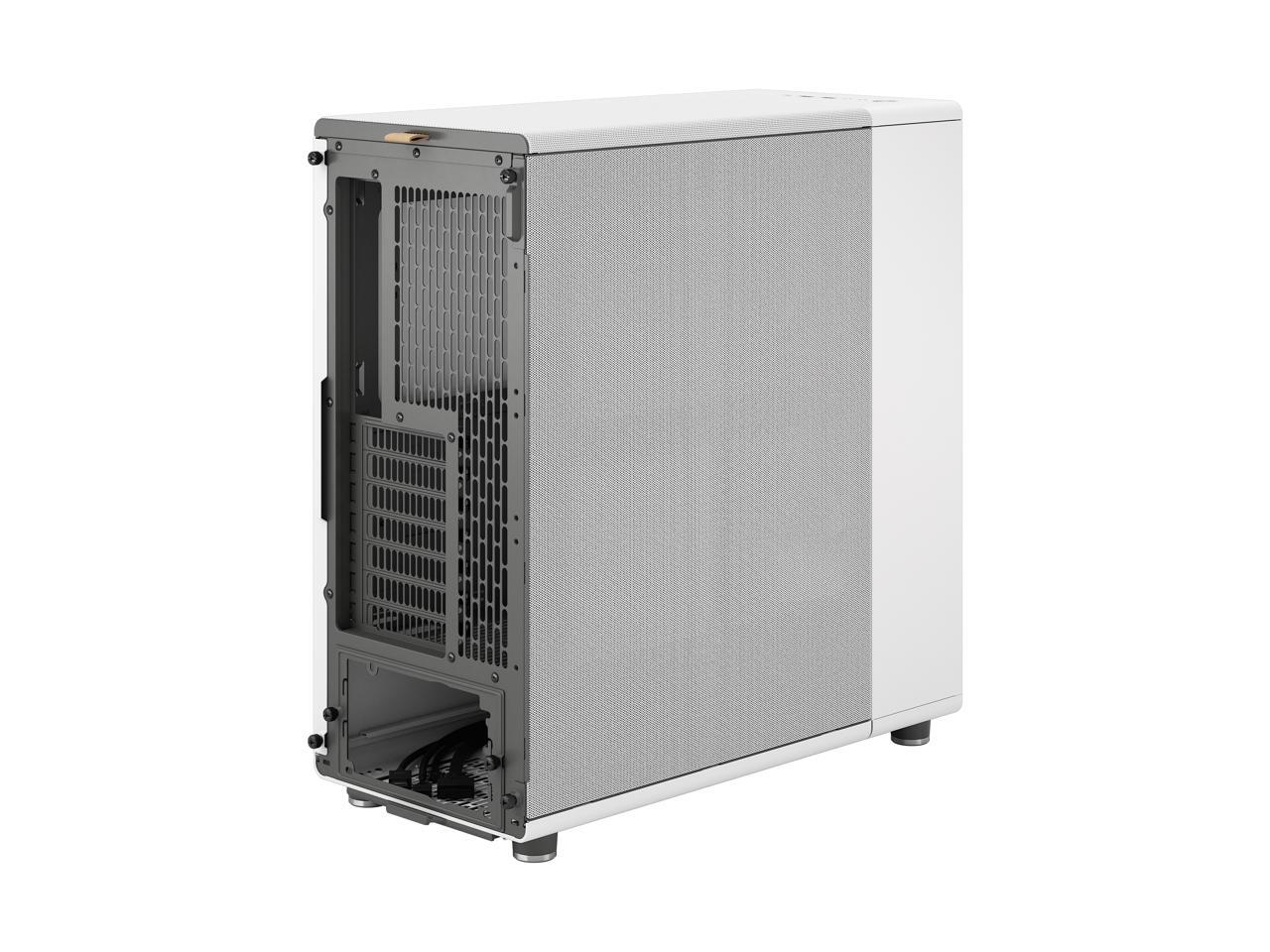 Fractal Design North ATX mATX Mid Tower PC Case Chalk White Chassis