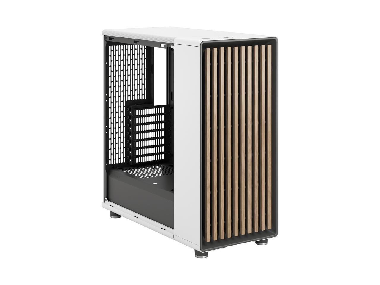 Fractal Design North ATX mATX Mid Tower PC Case Chalk White Chassis