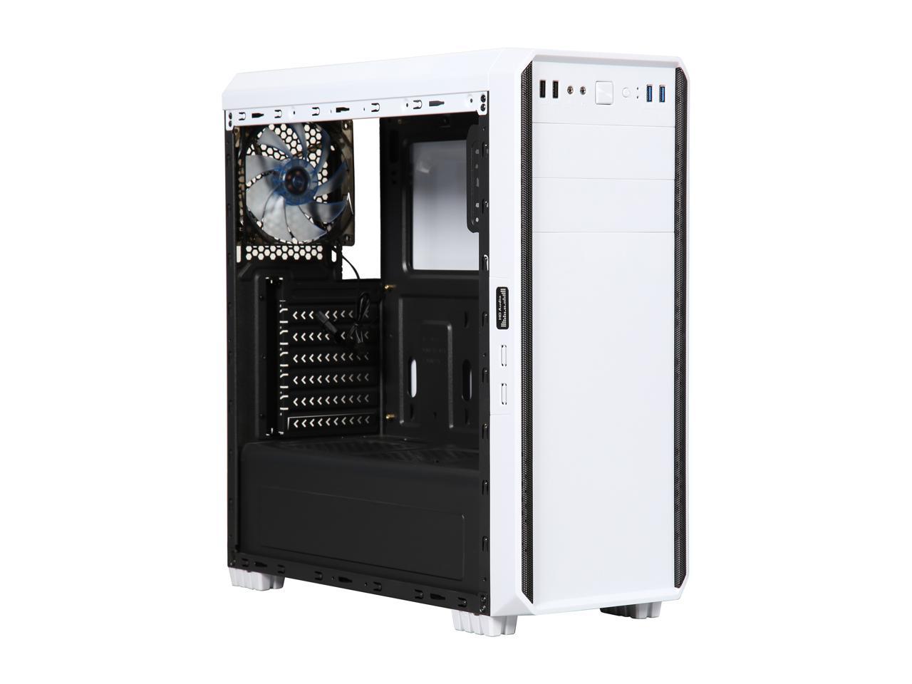 Diypc J180-w White Dual Atx Mid Gaming Computer Case - Newegg.com