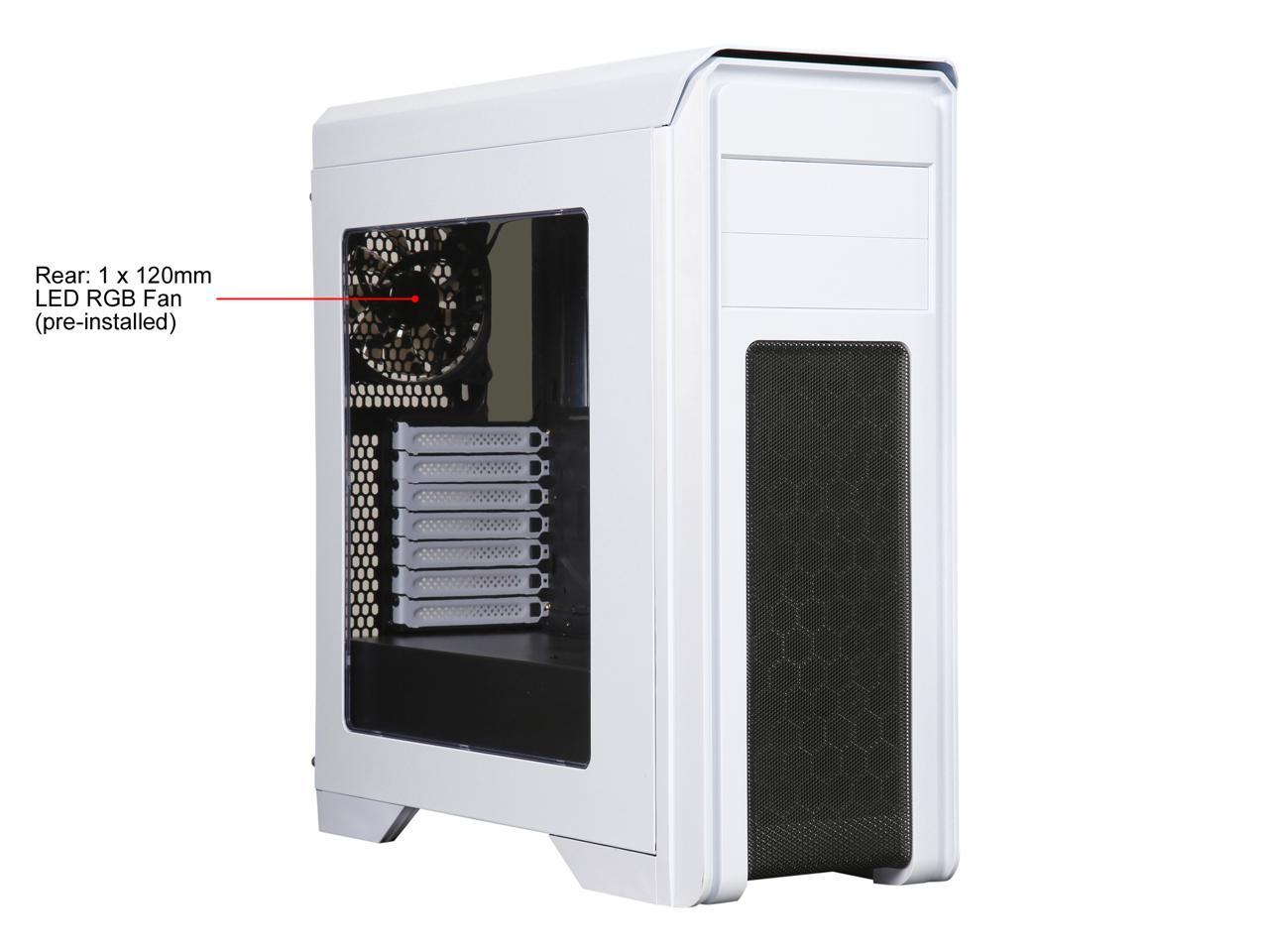 DIYPC White Dual ATX Mid Tower Gaming Computer Case - Newegg.com