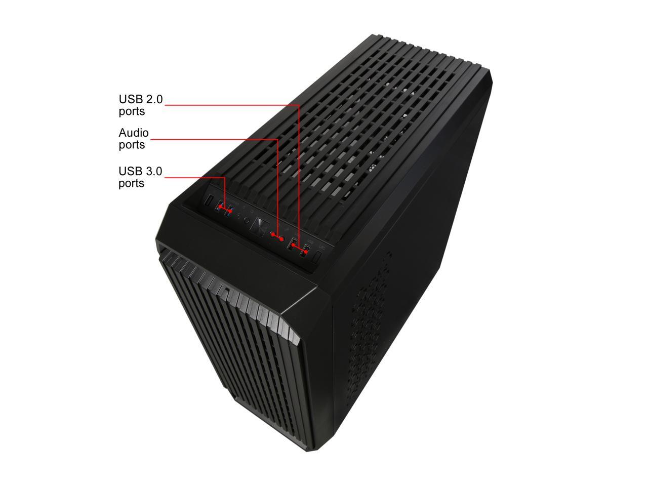 DIYPC VanguardV8RGB Black ATX Mid Tower Gaming Computer Case Newegg.ca