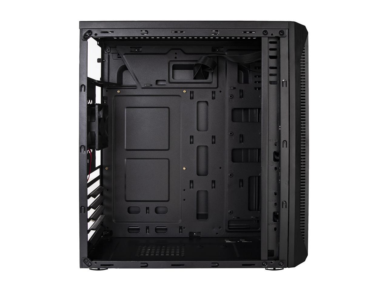 DIYPC DIY-S07-BK Black USB 3.0 ATX Mid Tower Computer Case ...