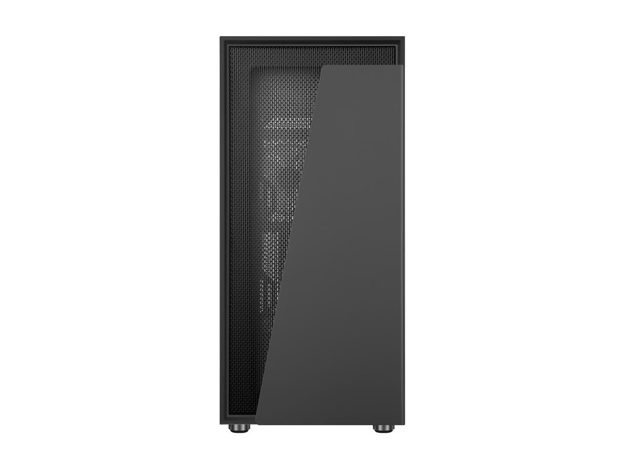 DIYPC IDX1BKARGB Black Steel ATX Mid Tower Computer Case