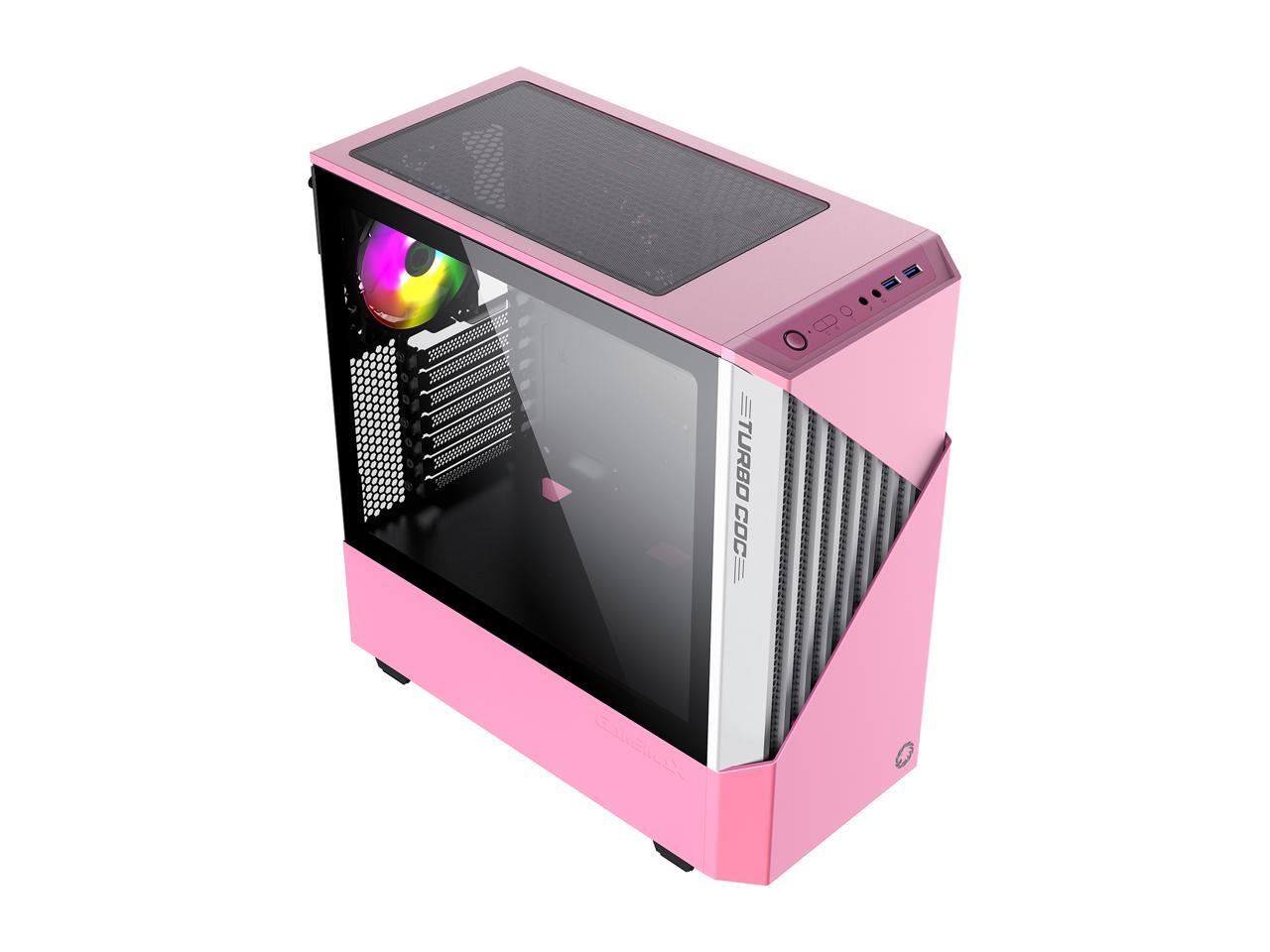 GAMEMAX Contac COC WP White / Pink Computer Case - Newegg.com