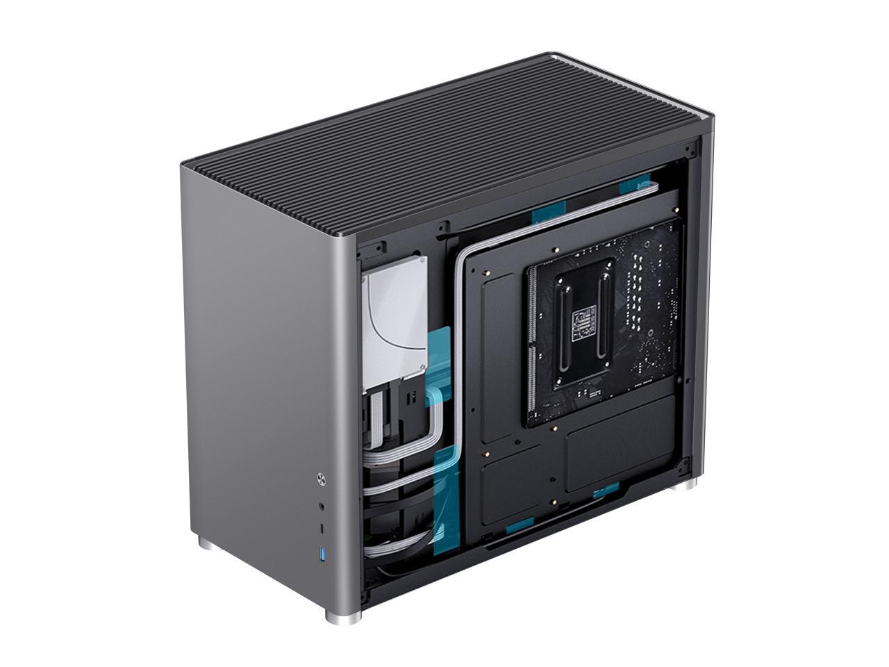 GAMEMAX Spark Grey Computer Case w/ Dual Tempered Glass Side Panel ...