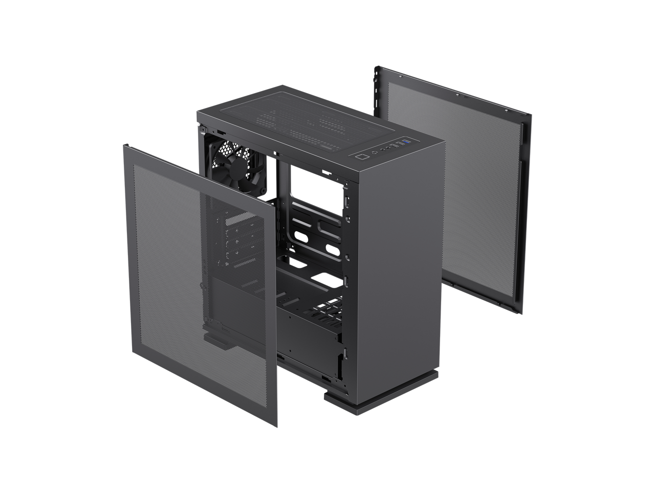 Gamemax M60 Black Steel Micro ATX Tower USB3.0 Computer Case w/ Dual