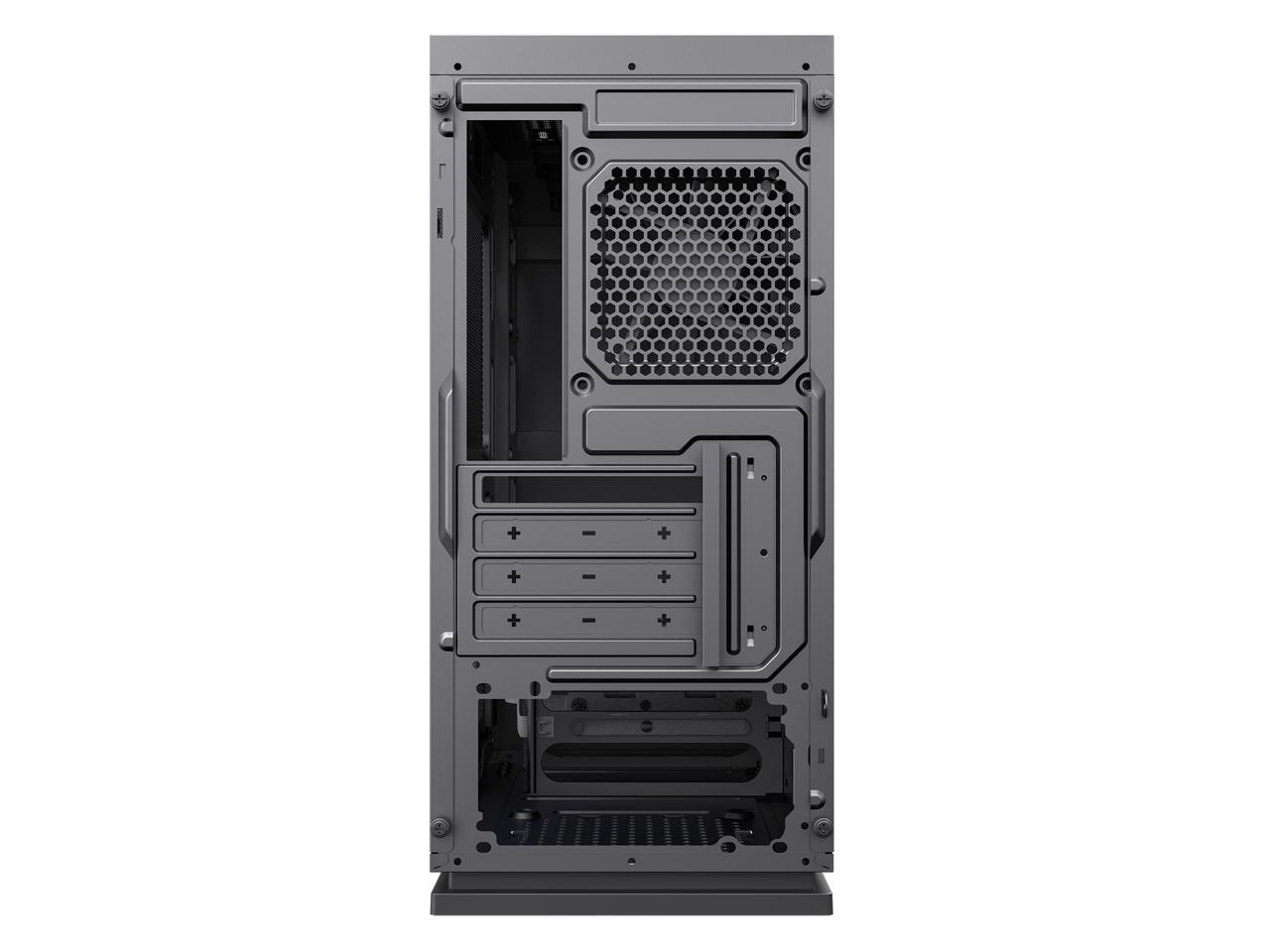 Gamemax M60 Black Steel Micro ATX Tower USB3.0 Computer Case w/ Dual ...