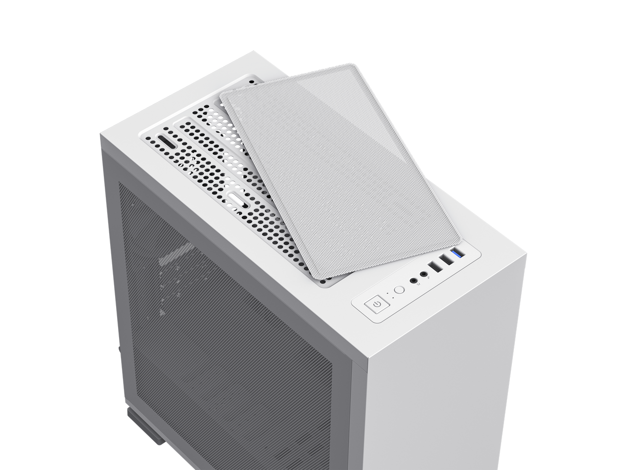 Gamemax M60 White Steel Micro ATX Tower USB3.0 Computer Case w/ Dual