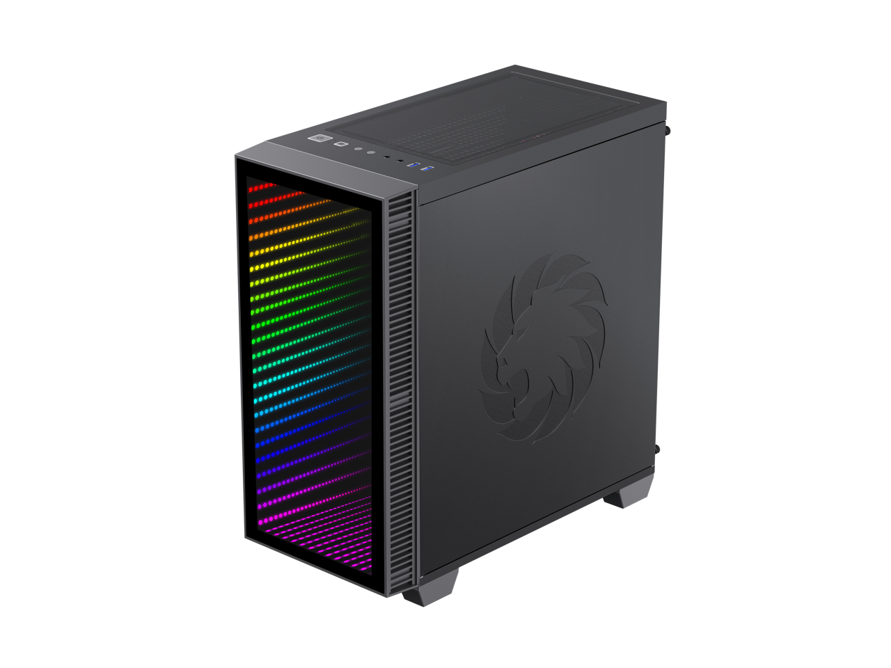 Gamemax Mini Abyss USB3.0 Micro ATX Tower Tempered Glass Gaming