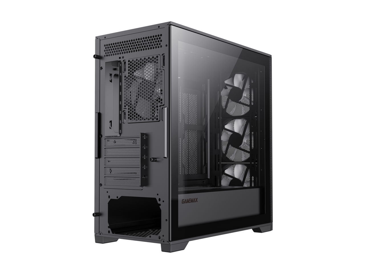 Gamemax Destroyer MB Black USB3.0 Tempered Glass Micro ATX Tower Gaming