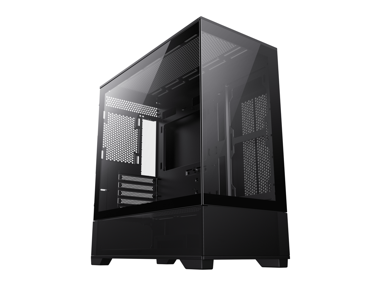 GAMEMAX VISTA MB Black USB3.0 MicroATX Tower Tempered Glass Computer