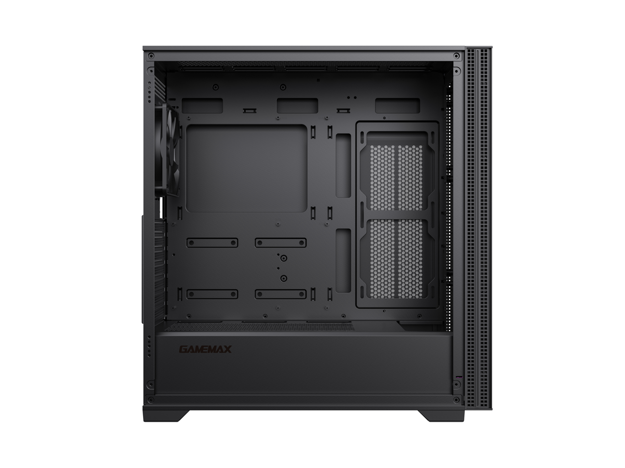 GAMEMAX Quest Black E-ATX PC Gaming Case-Pre-Installed 1X 120mm Black