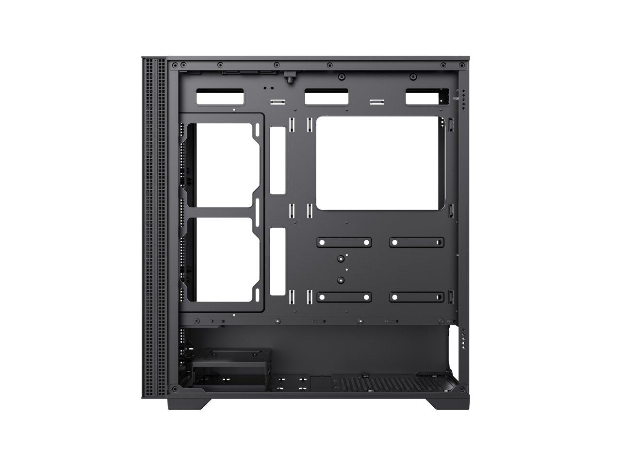 GAMEMAX Quest Black E-ATX PC Gaming Case-Pre-Installed 1X 120mm Black