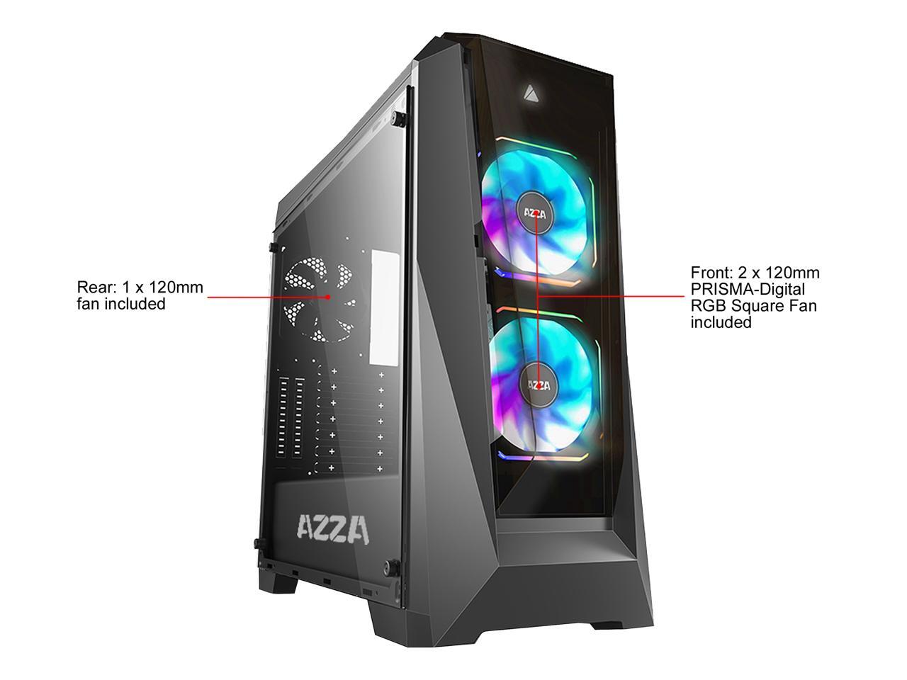 AZZA Chroma 410B CSAZ410B Black Computer Case Newegg.ca