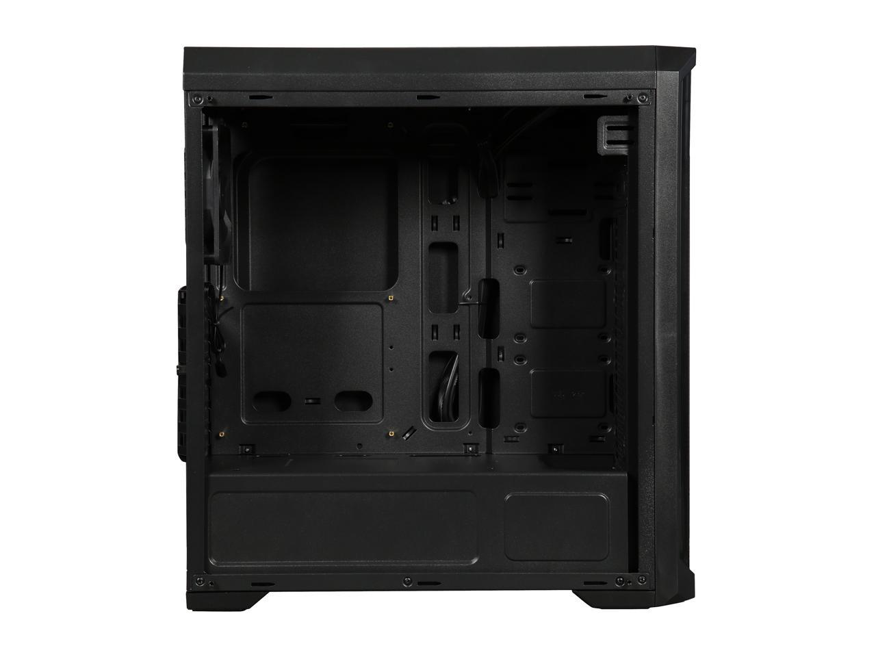 Cougar MX330-G Mid Tower Case with Full Tempered Glass Window and USB 3 ...