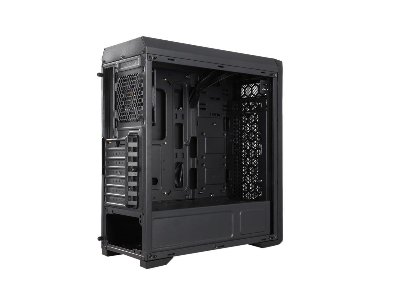 Cougar MX330-G Mid Tower Case with Full Tempered Glass Window and USB 3 ...