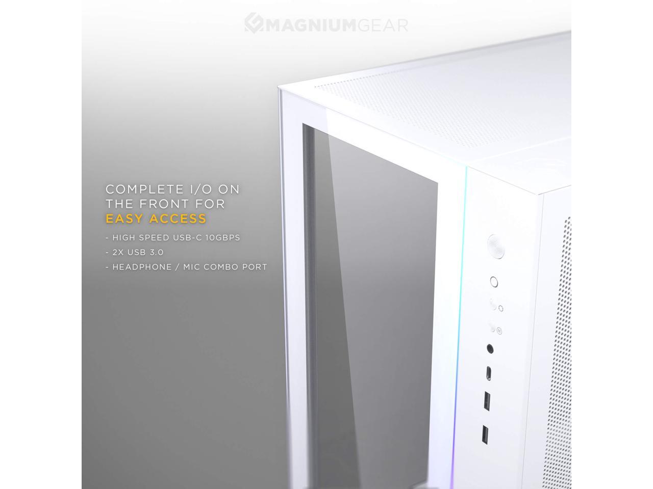MagniumGear NEO Qube 2, Dual Chamber ATX Mid-tower, Digital-RGB ...