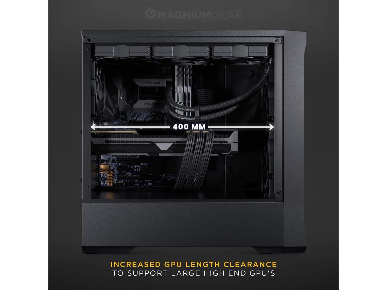 MagniumGear Neo Air 2 ATX Mid-tower, High Airflow wood texture front ...