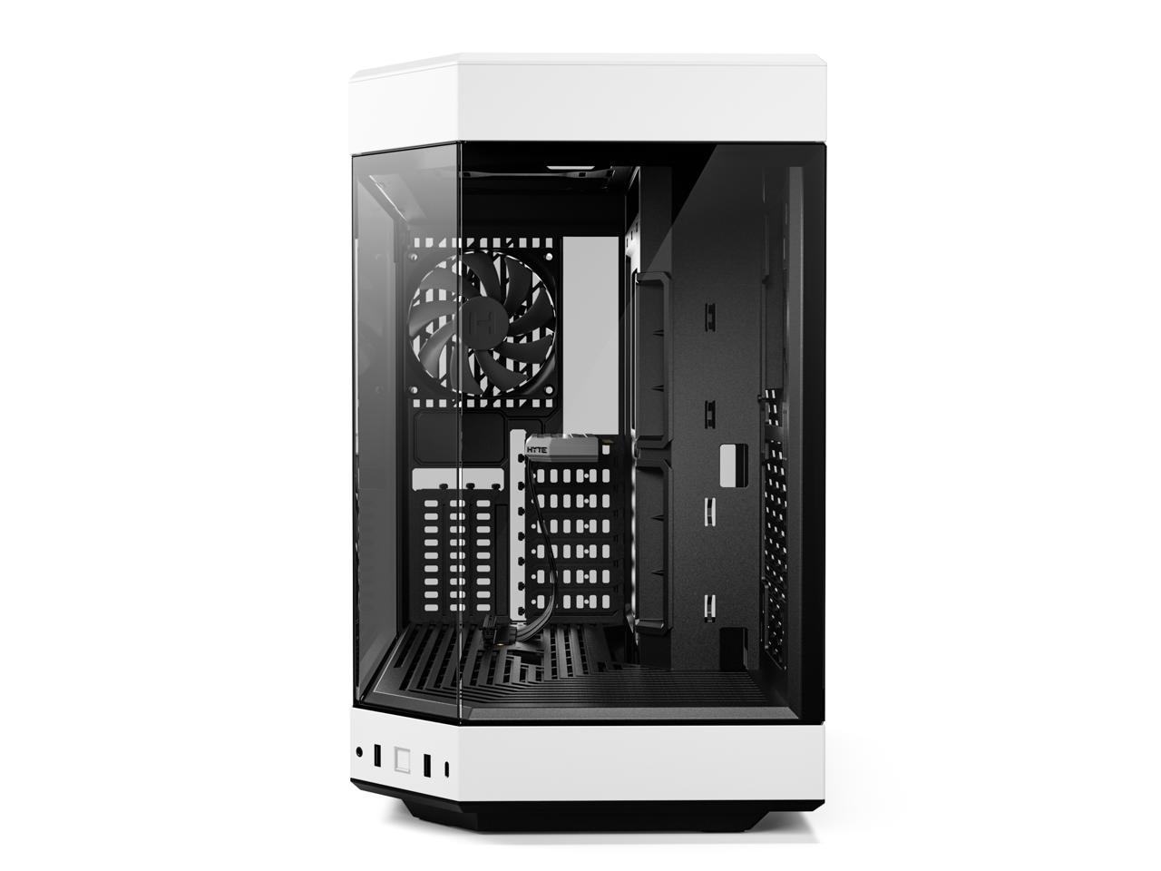 HYTE Y60 Modern Aesthetic Dual Chamber Panoramic Tempered Glass Mid ...