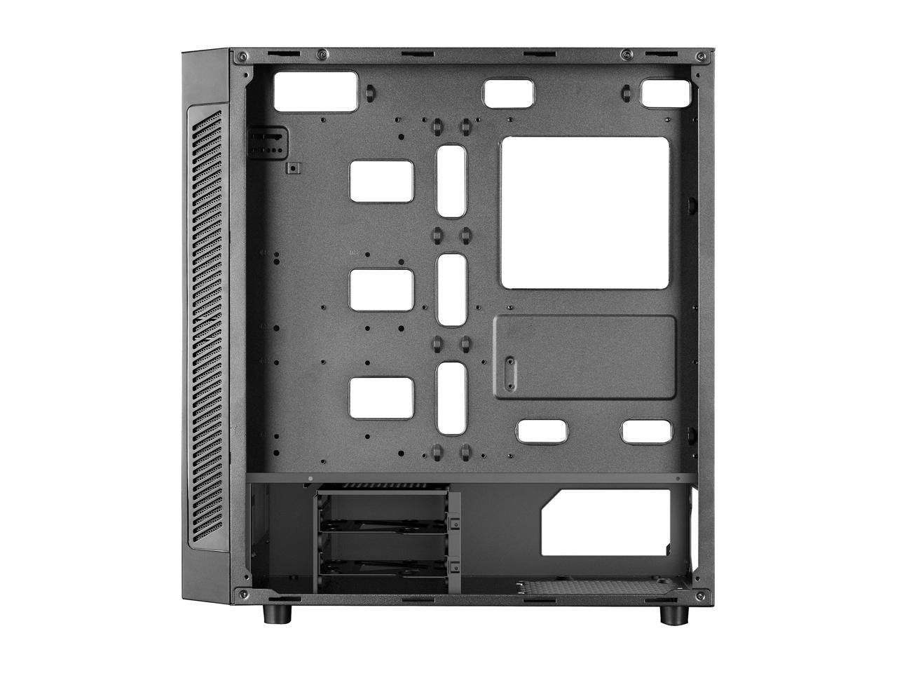 Deepcool Matrexx 55 Add Rgb 3f Atx Mid Tower Case 3x1mm Add Rgb Fans Full Size Tempered Glass Motherboard Sync Control Add Rgb Lighting System Newegg Com