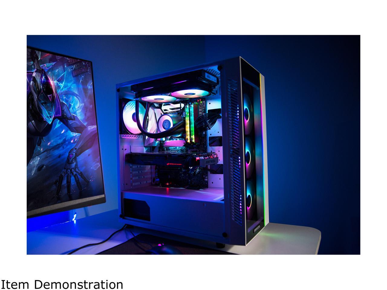 Deepcool Matrexx 55 Add Rgb Wh Atx Mid Tower Case Full Size Tempered Glass Motherboard Sync Control Add Rgb Lighting System Newegg Com