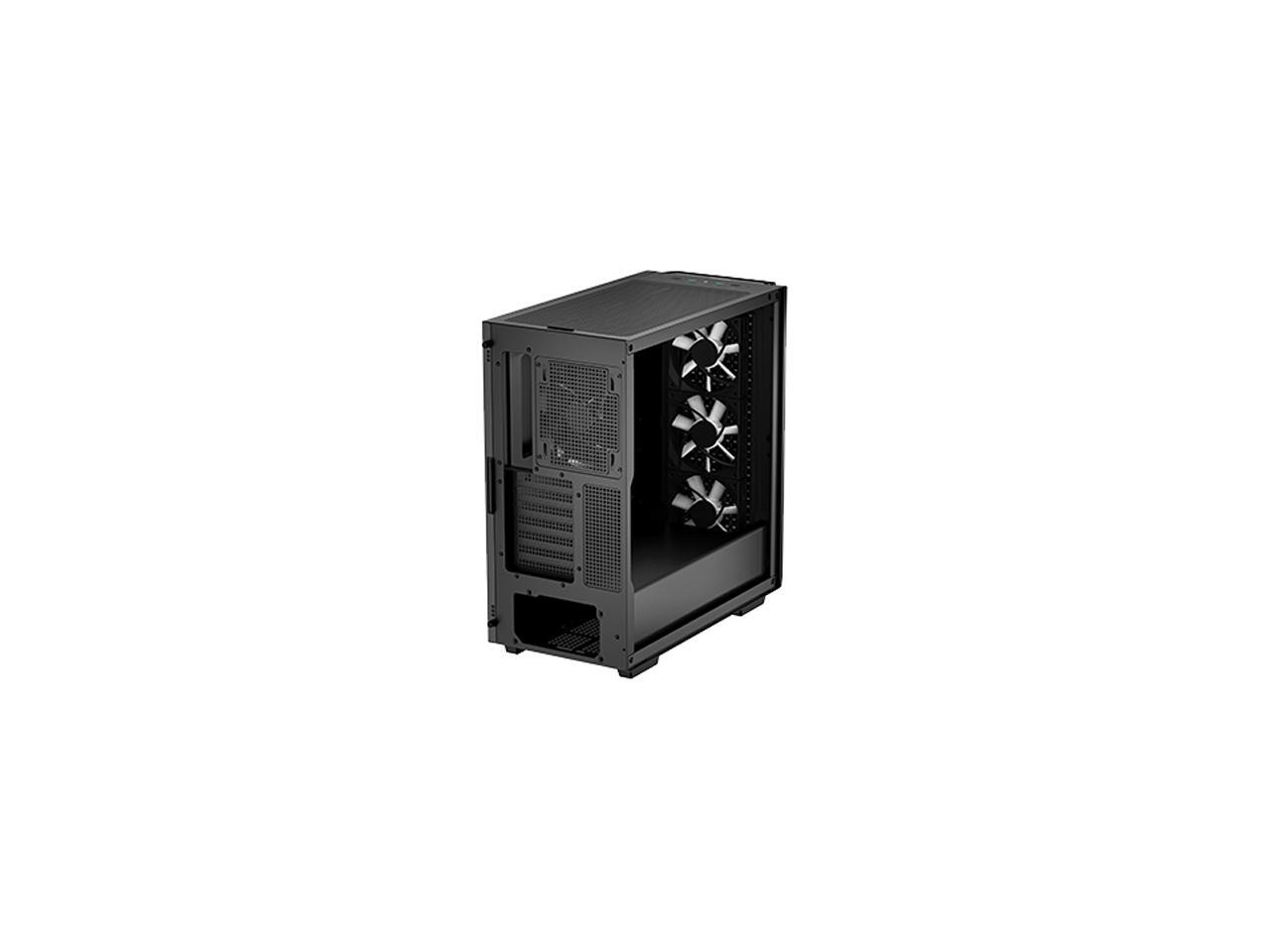 DeepCool CG560 Mid-Tower ATX Case, Mesh Front Panel for High Airflow ...