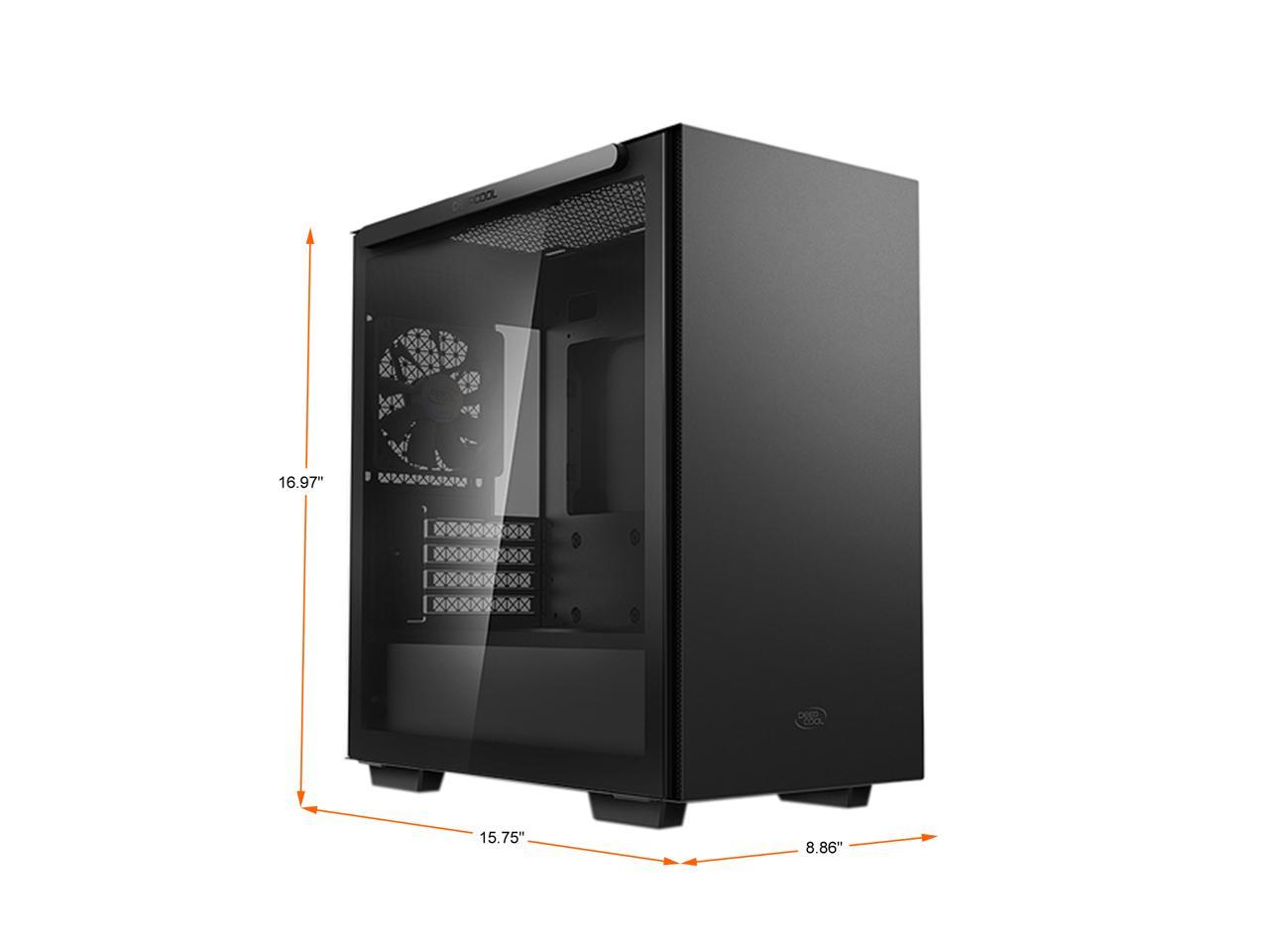 Deepcool MACUBE 110 R-MACUBE110-BKNGM1N-G-1 Black Computer Case ...