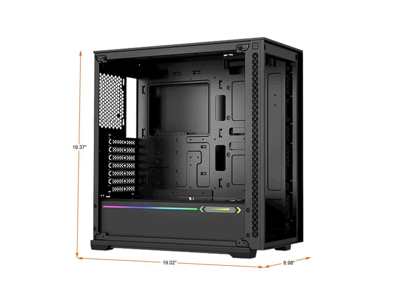 Deepcool MATREXX 70 ADD-RGB 3F DP-ATX-MATREXX70-BKG0P-3F Black Computer ...