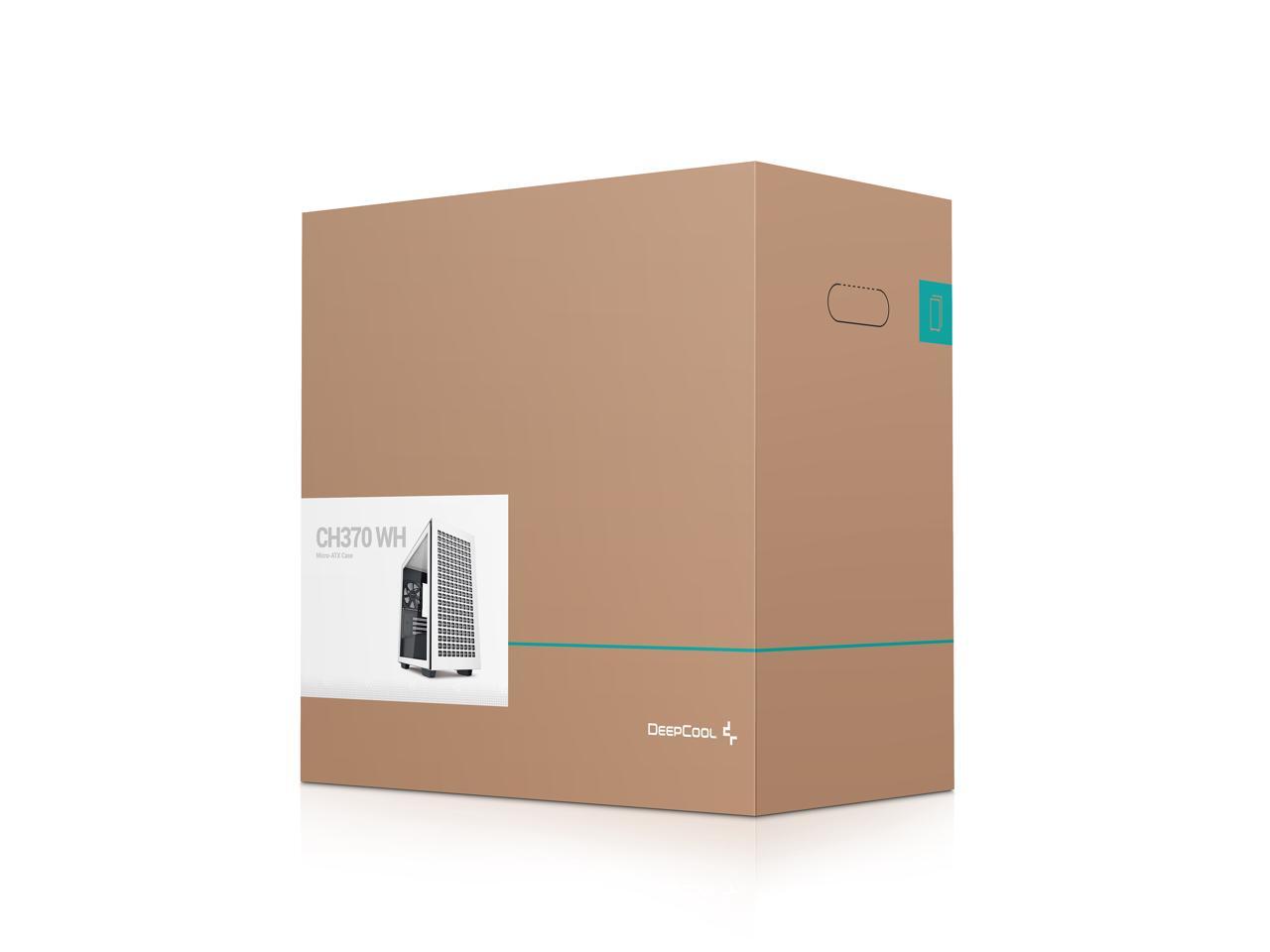 DeepCool CH370 Micro ATX Gaming Computer Case 120mm Rear Fan deepcool-ch370-micro-atx-gaming-computer-case-120mm-rear-fan