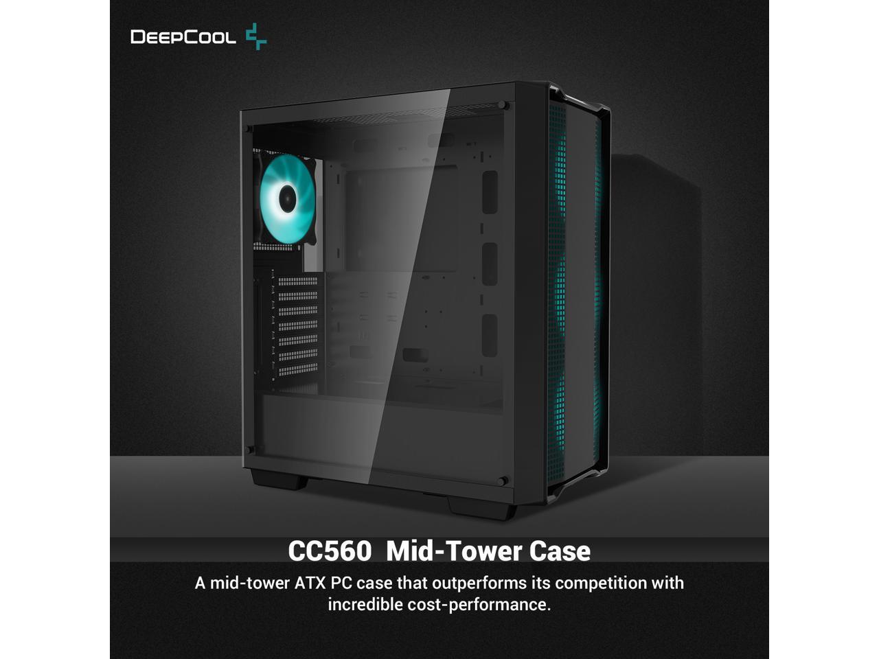 Deepcool CC560 Mid Tower Black Casing Price in BD | RYANS