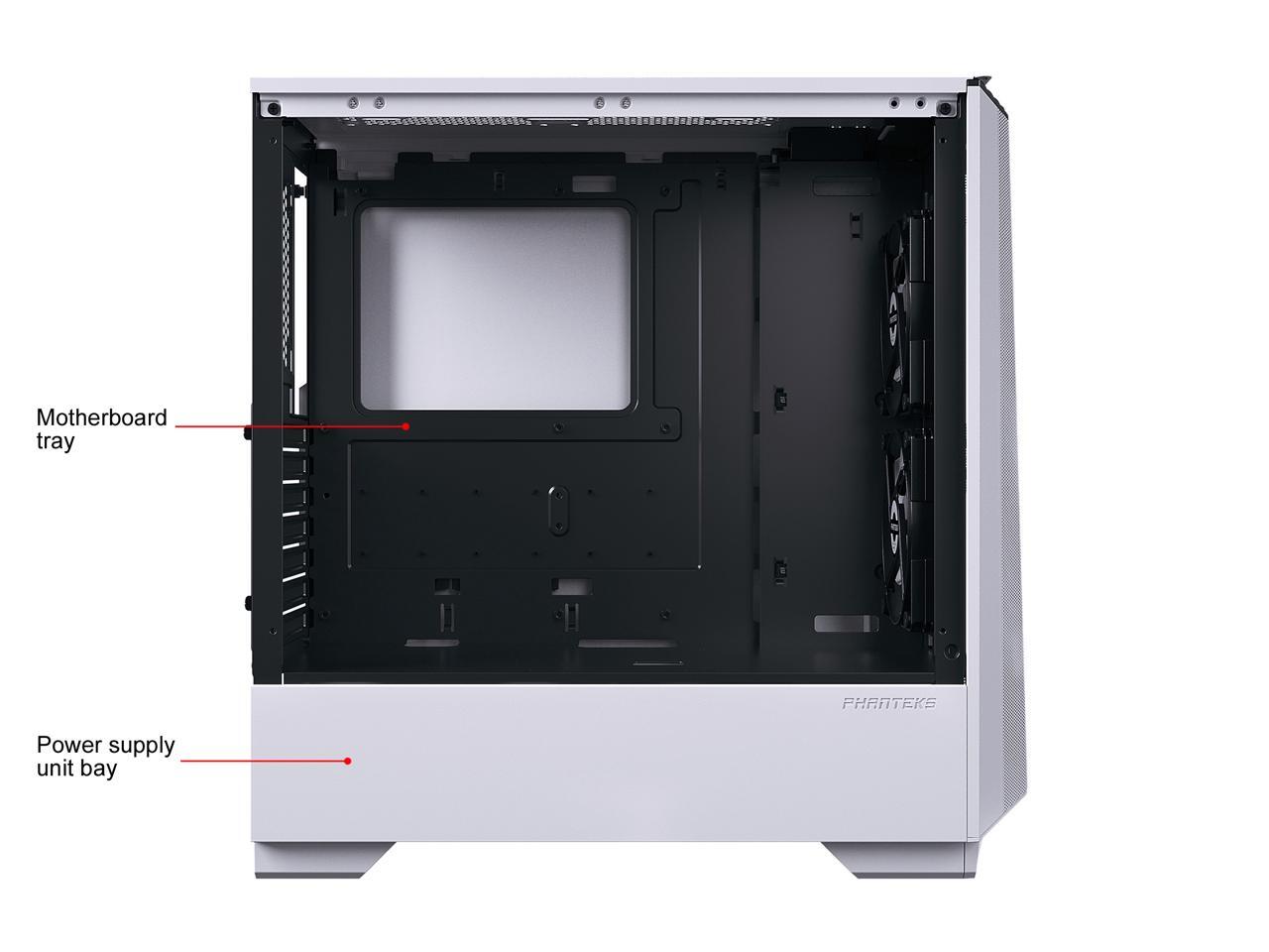 Phanteks Eclipse P360A White Steel ATX Mid Gaming Case Newegg.ca