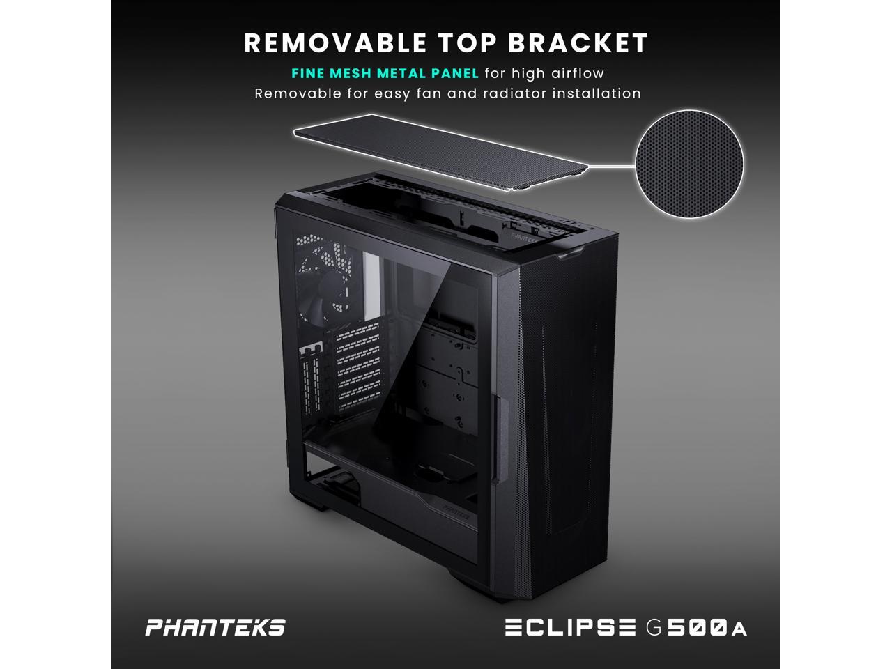 Phanteks Eclipse G500A Performance Edition, High Performance Mid-Tower ...