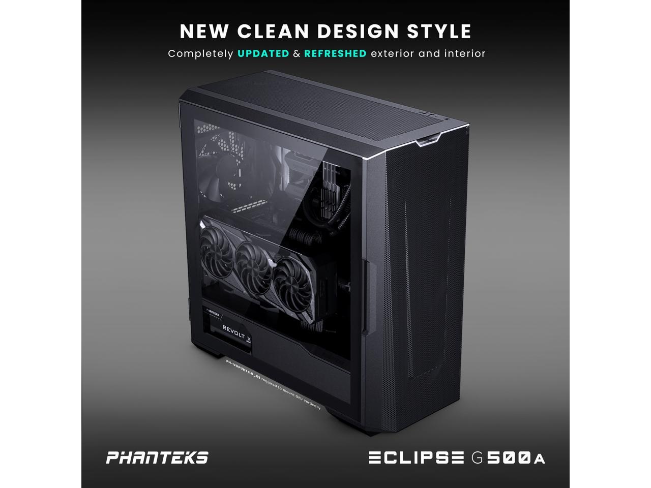 Phanteks Eclipse G500A Performance Edition, High Performance Mid-Tower ...