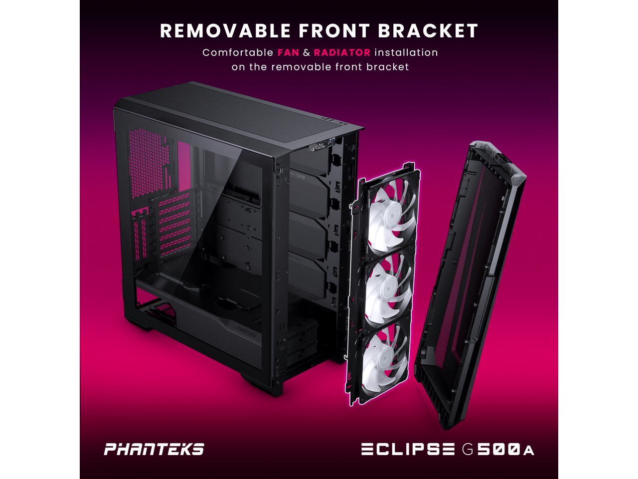 Phanteks Eclipse G500A DRGB, High Performance Mid-Tower Case, Mesh ...