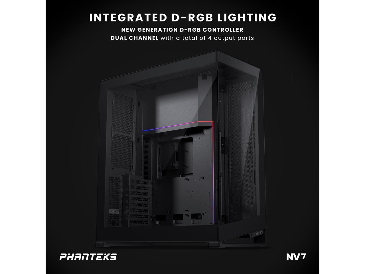 Phanteks NV7, Showcase Full-Tower Chassis, High Airflow Performance ...