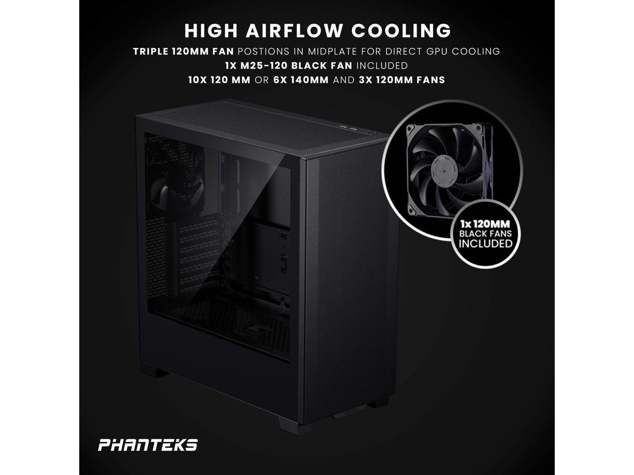 Phanteks Xt Pro, Mid-tower Gaming Chassis, High Airflow Performance 