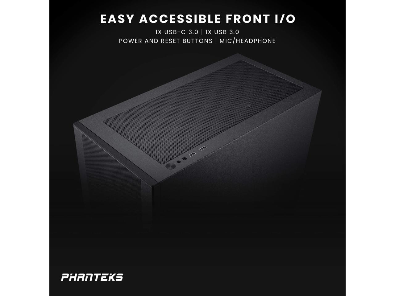 Phanteks XT Pro, Mid-Tower Gaming Chassis, High Airflow Performance ...