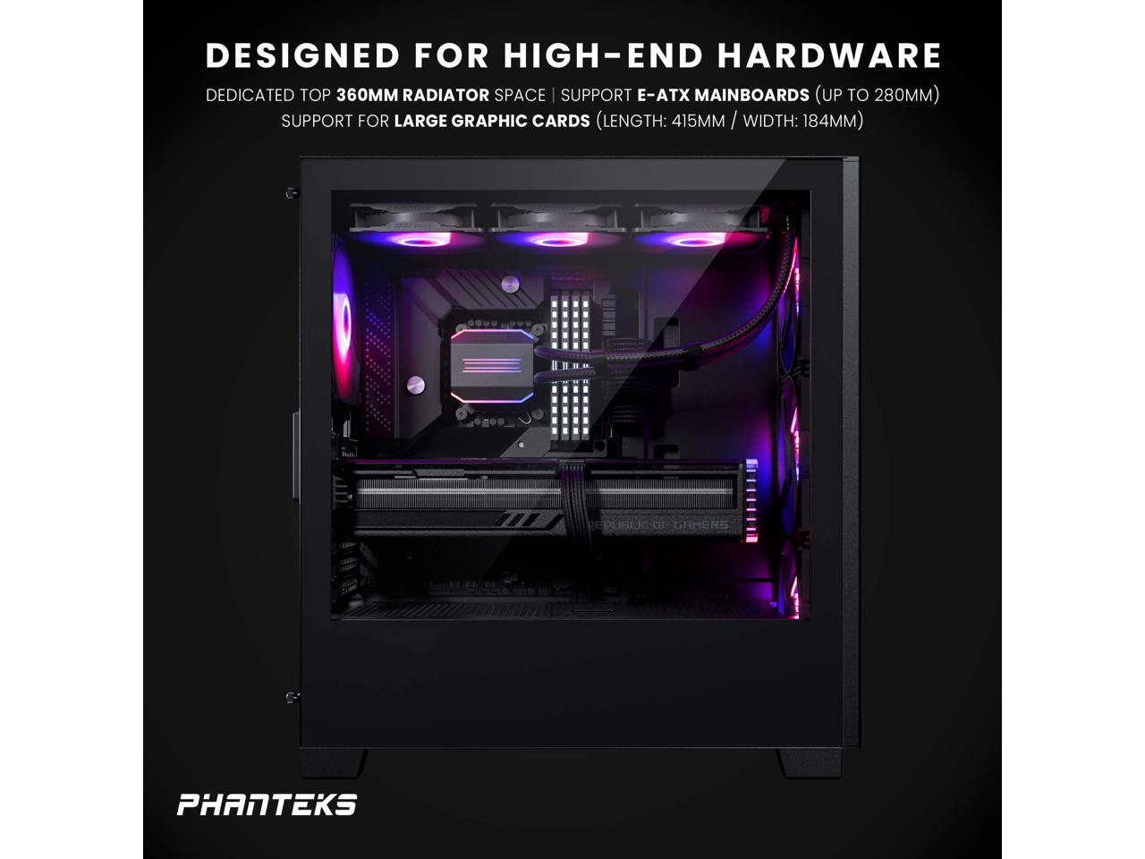 Phanteks XT Pro Ultra, Mid-Tower Gaming Chassis, 4x M25-140 Fans ...